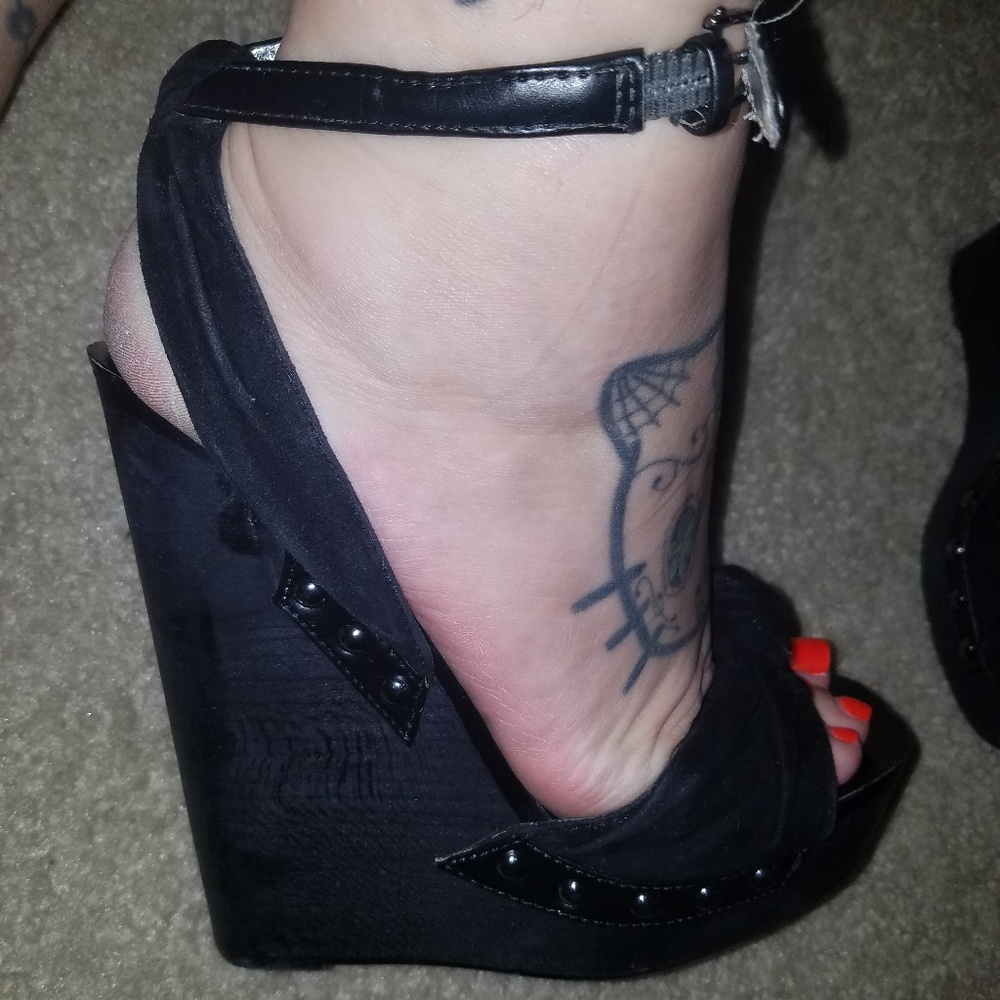 Bebe Wedges - image 6